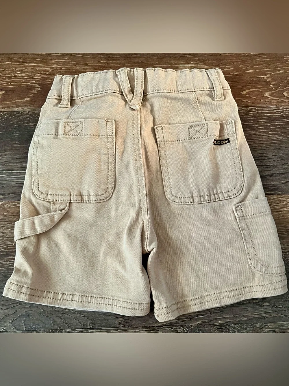 Toddler Boys Volcom Cargo Short & Striped Shirt Set Size 2T